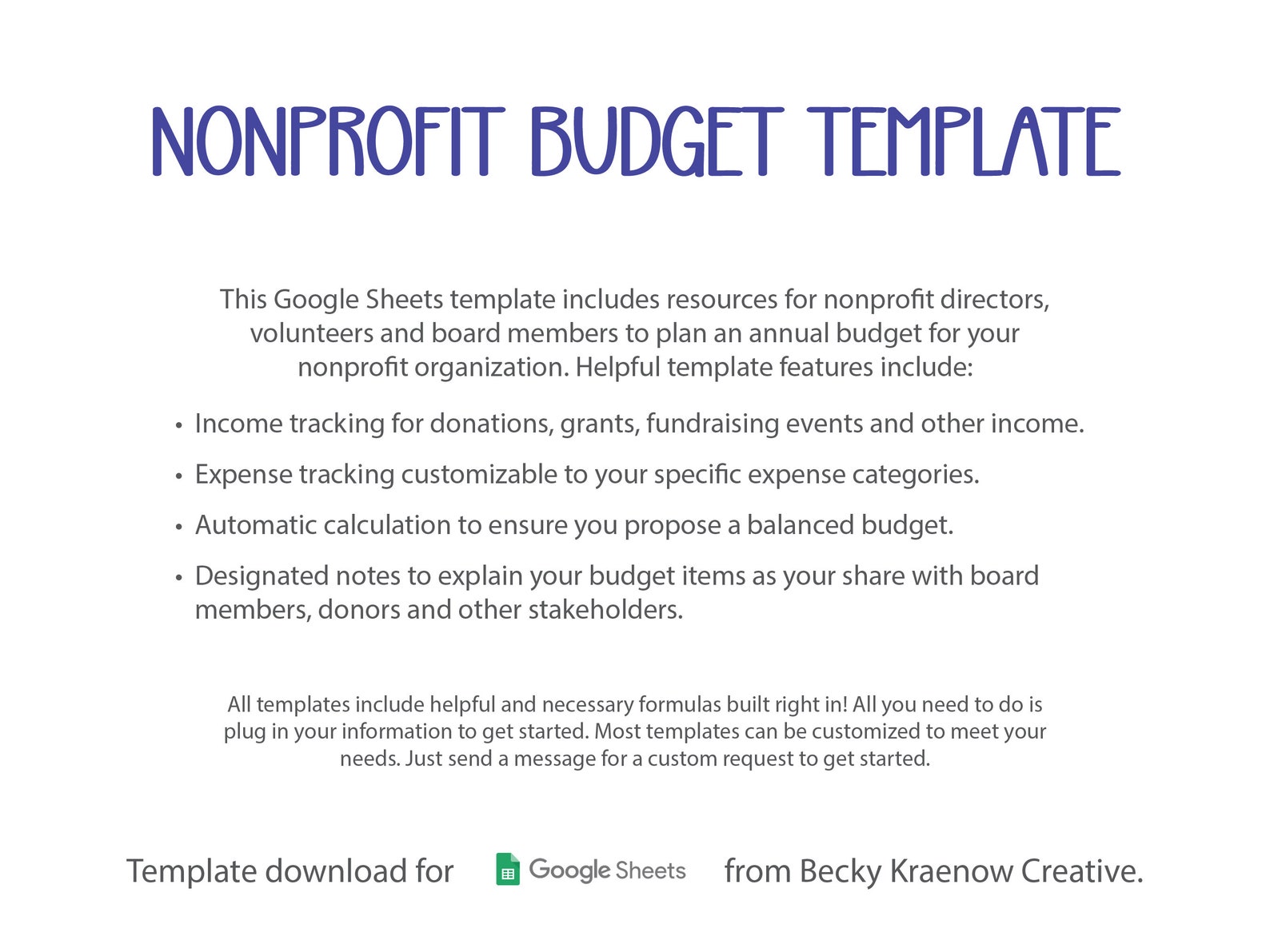 Nonprofit Budget Template Google Sheets Template Download for Nonprofit Budget Template Google Sheets Template Download for