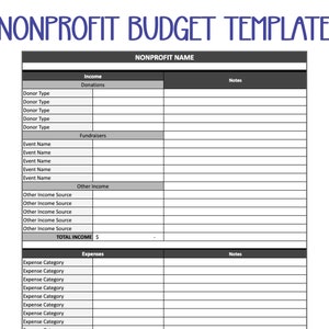 Nonprofit Budget Template Google Sheets Template Download for Nonprofit Budget Template Google Sheets Template Download for