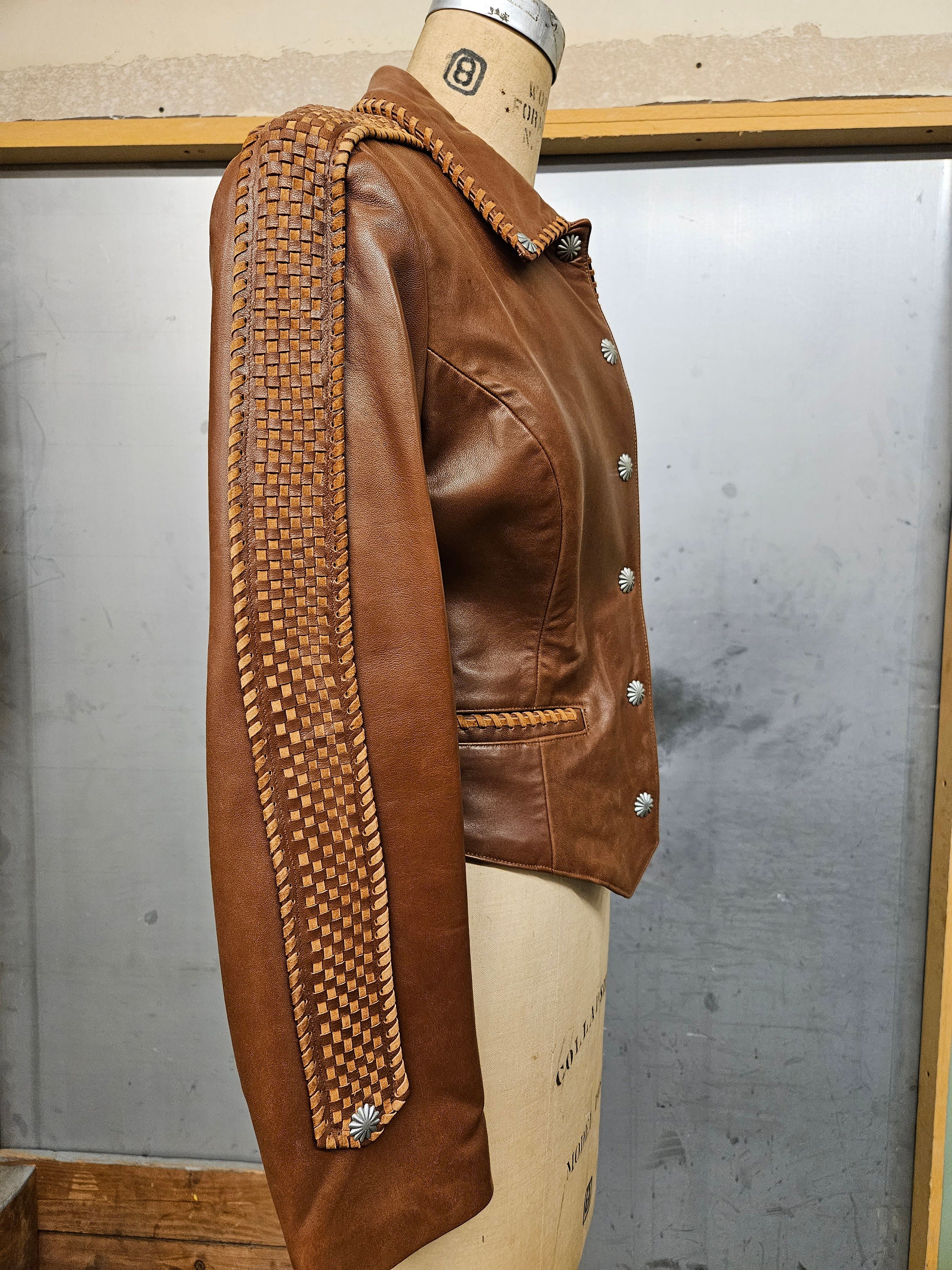 Laurence - Tobacco Leather Coat
