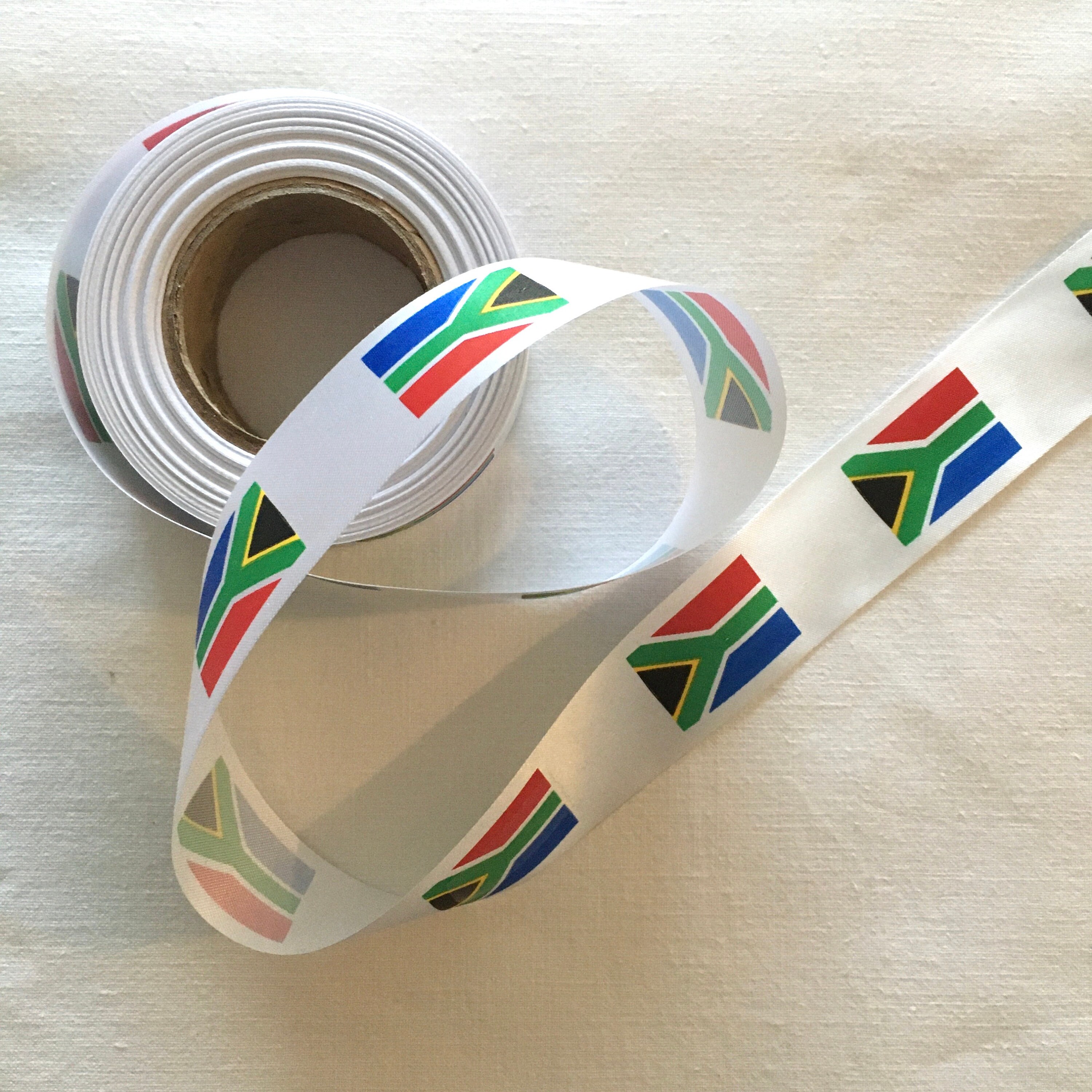 South African Ribbon South Africa Flag Theme Ribbon With Etsy