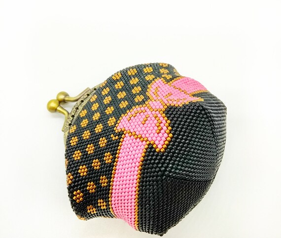 Beaded crochet coin purse pattern sale