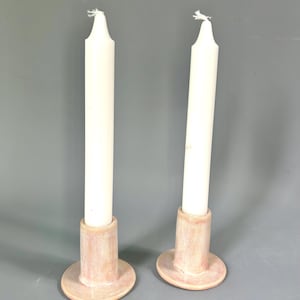 手作りの陶器製キャンドルスティックキャンドルホルダー、キャンドルスティックスタンド、職人のキャンドルホルダー、室内装飾ギフト