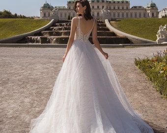 Backless Wedding Dress - Etsy