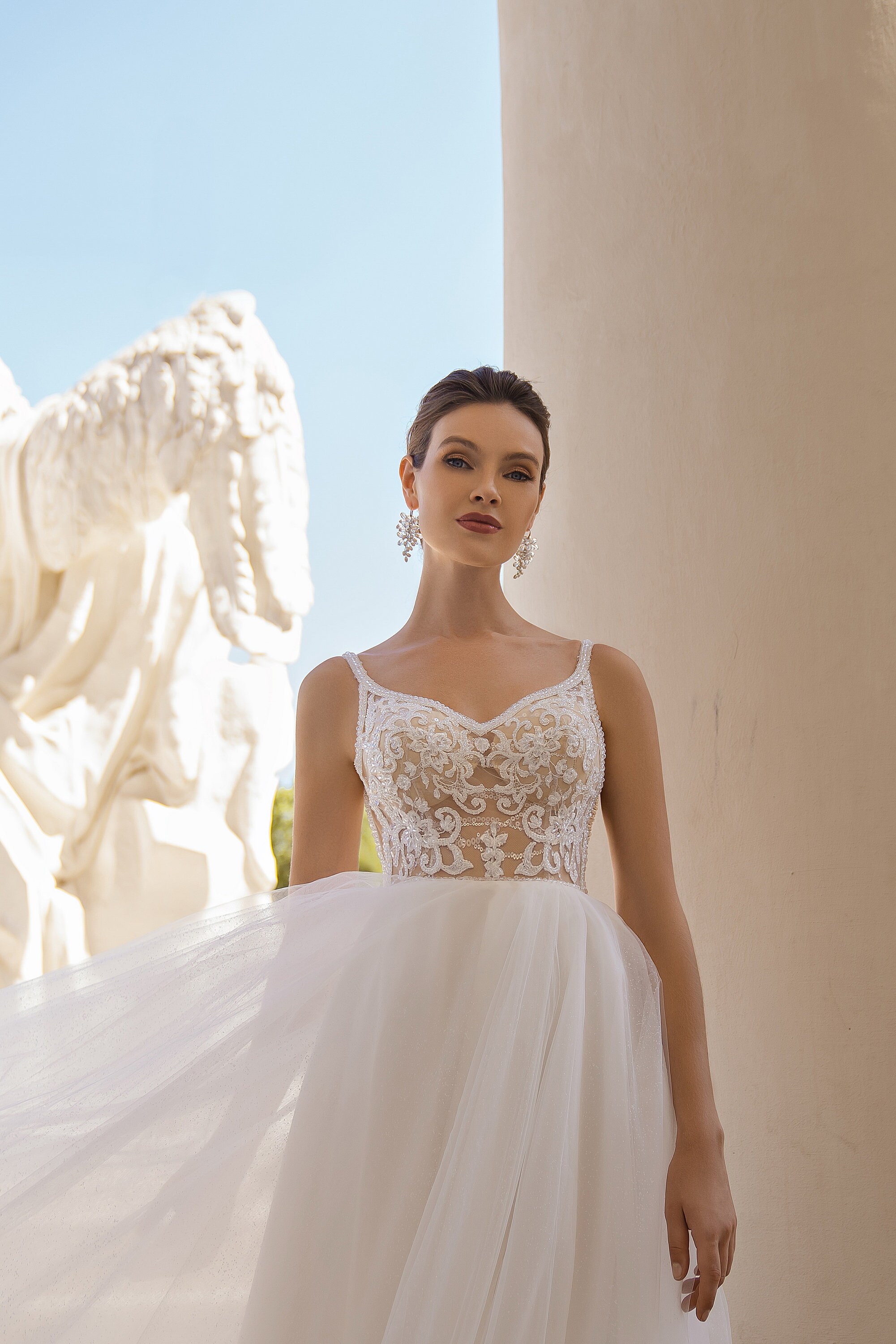 Sheath Wedding Dress A-line Wedding Dress Classic Style | Etsy