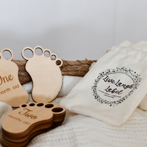 Baby Milestone Cards, Monthly Milestone Markers, Baby Age Cards, Baby Shower Gift