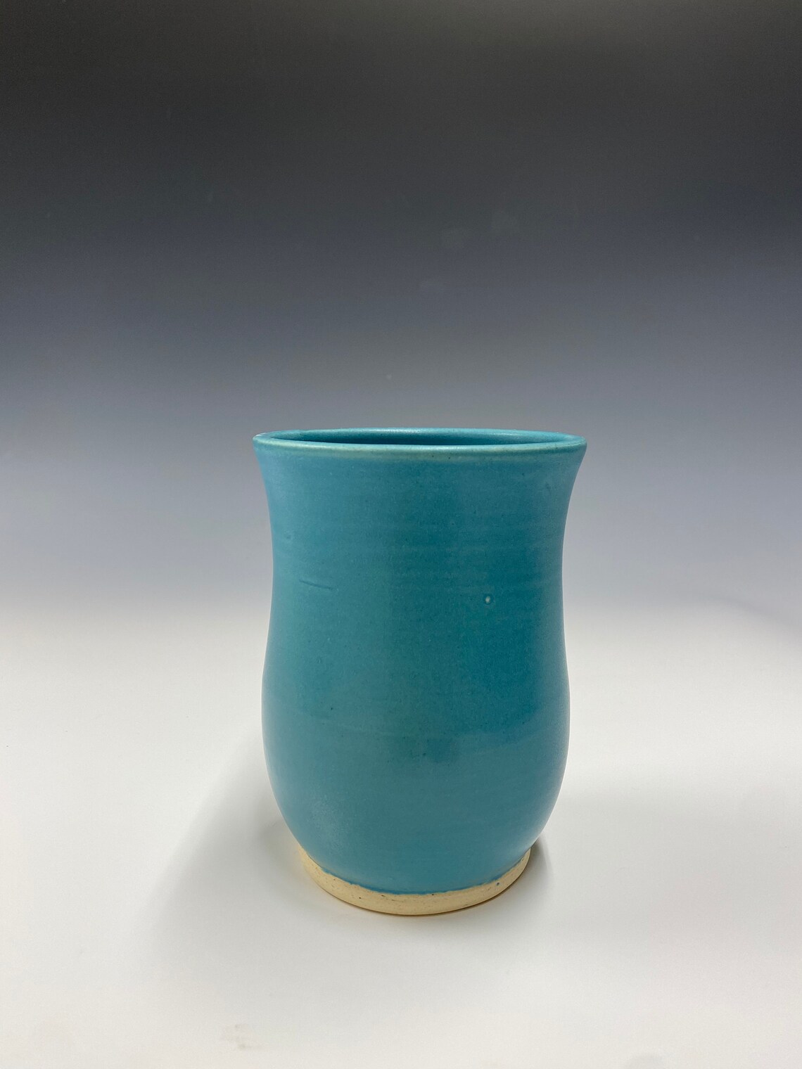 Blue medium size flared rim cup Etsy