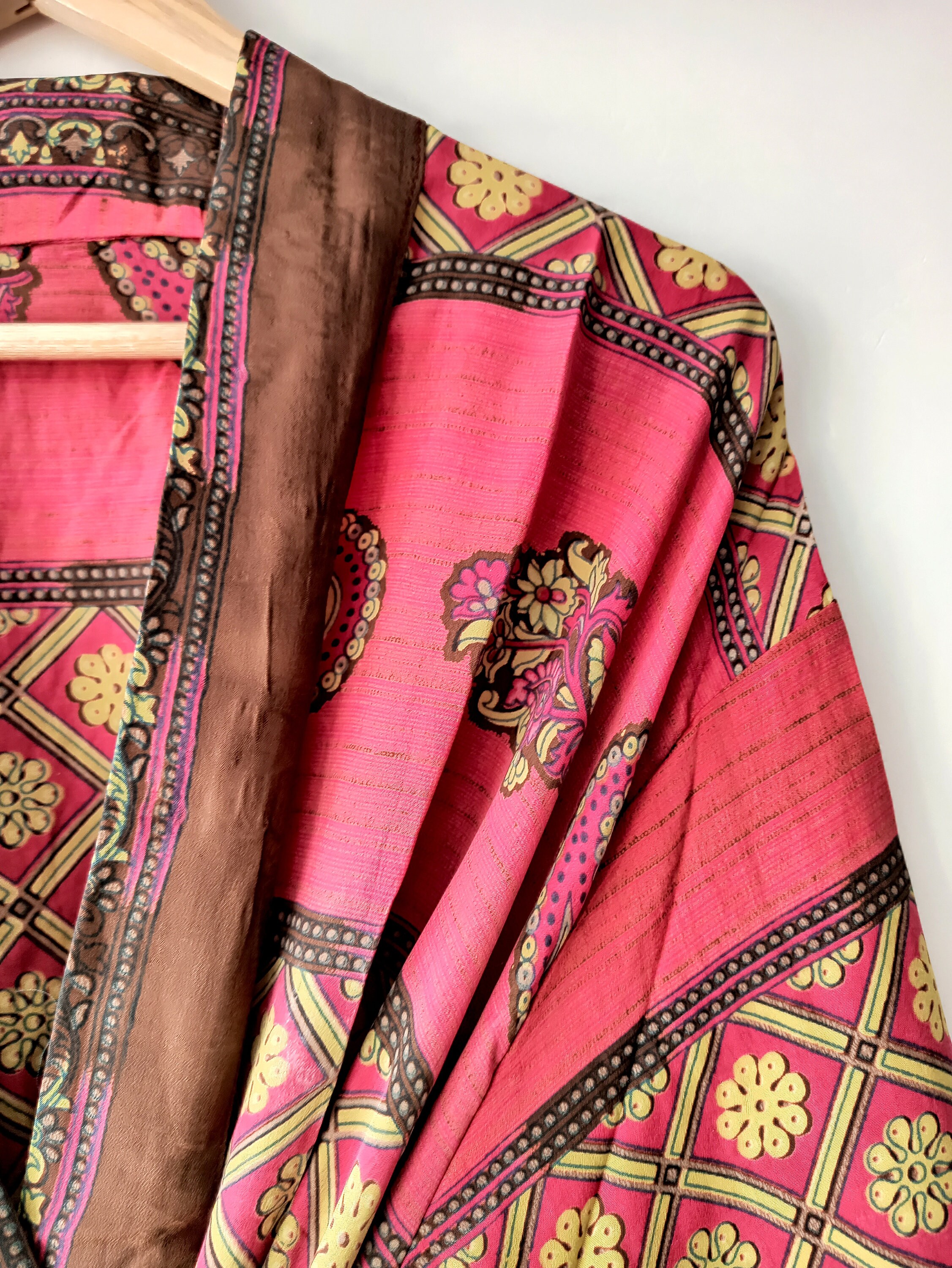 silk sari kimono