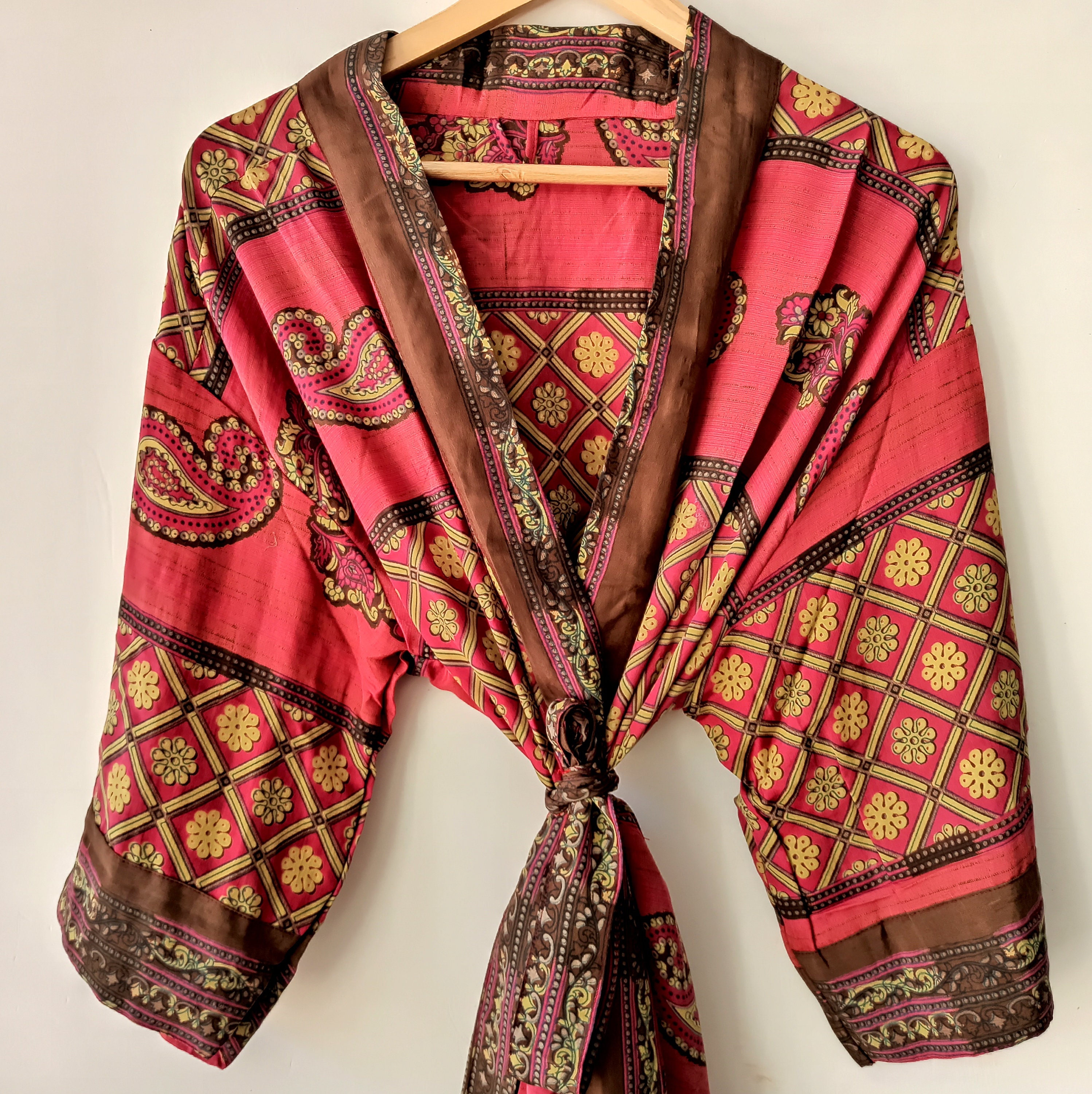 silk sari kimono