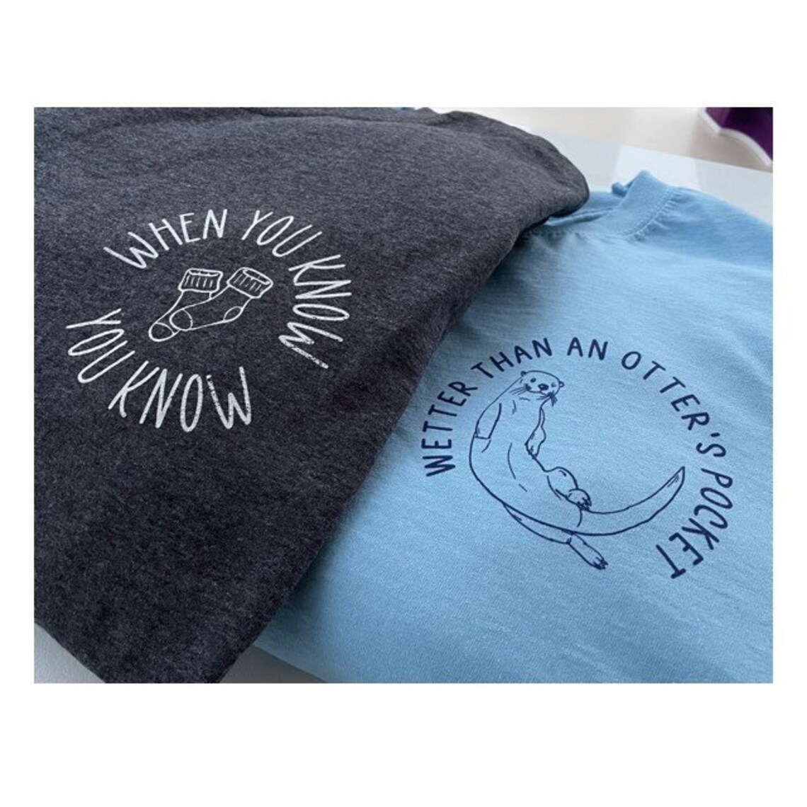 Funny Tshirt WETTER than an OTTERS POCKET Etsy