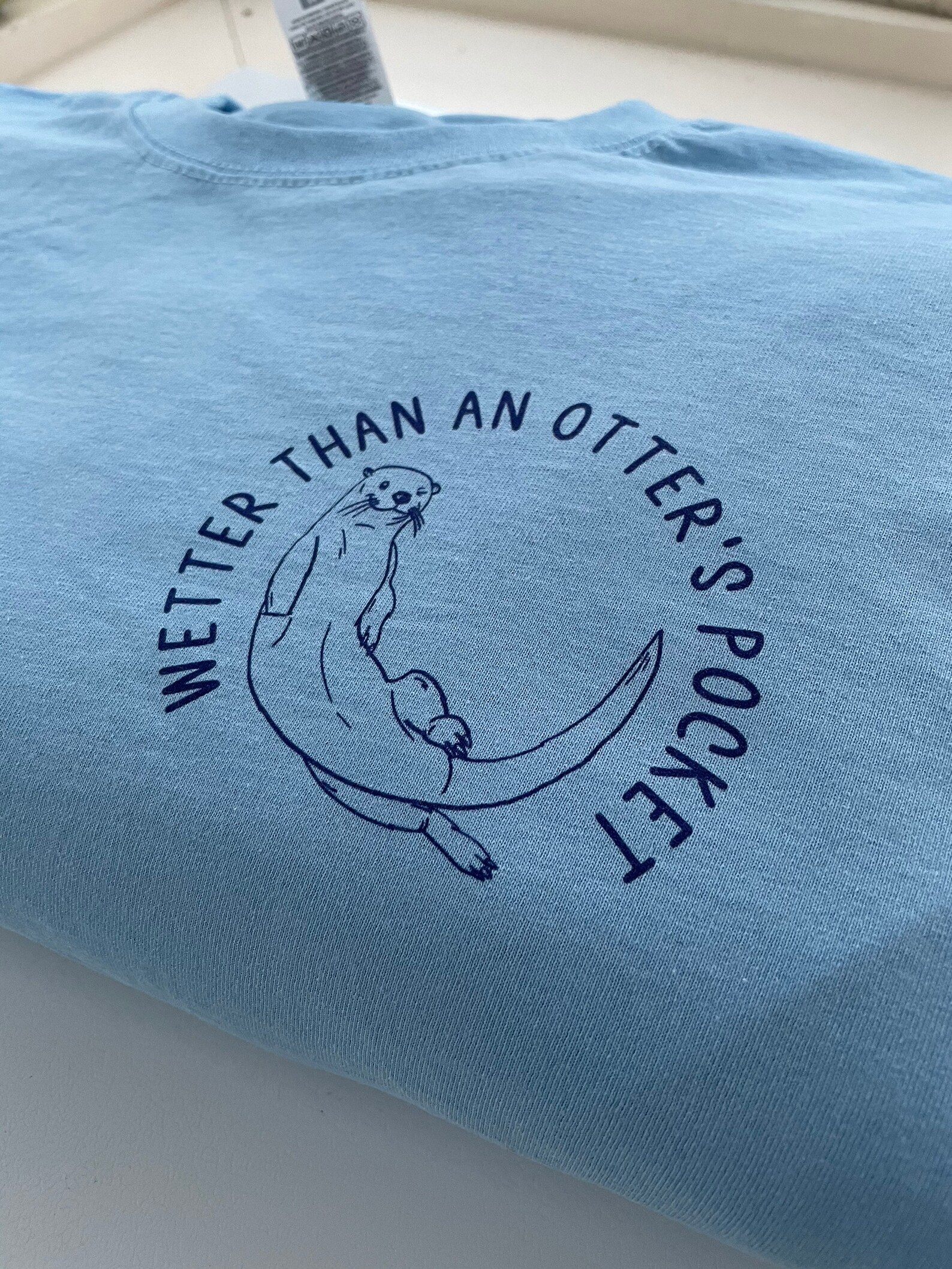 Funny Tshirt WETTER than an OTTERS POCKET Etsy