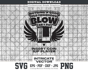 Retro Gamer Cartridge Design, 8-bit SVG Cut File (Digital Download)