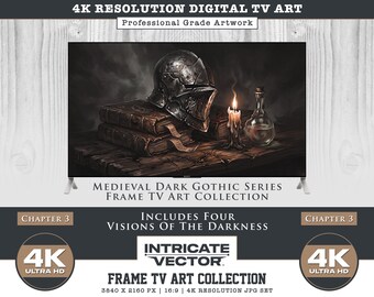 Medieval Dark Gothic Frame TV Art Collection, 4K Ultra HD 16:9 JPG set, Medusa, Visions Of The Darkness - Chapter 3 (Digital Download)