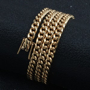 12MM 14K Cuban link chain necklace for men and women perfect gift for loved one image 5