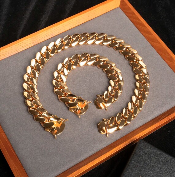 Cuban link online costume jewelry