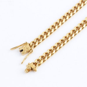 12MM 14K Cuban link chain necklace for men and women perfect gift for loved one