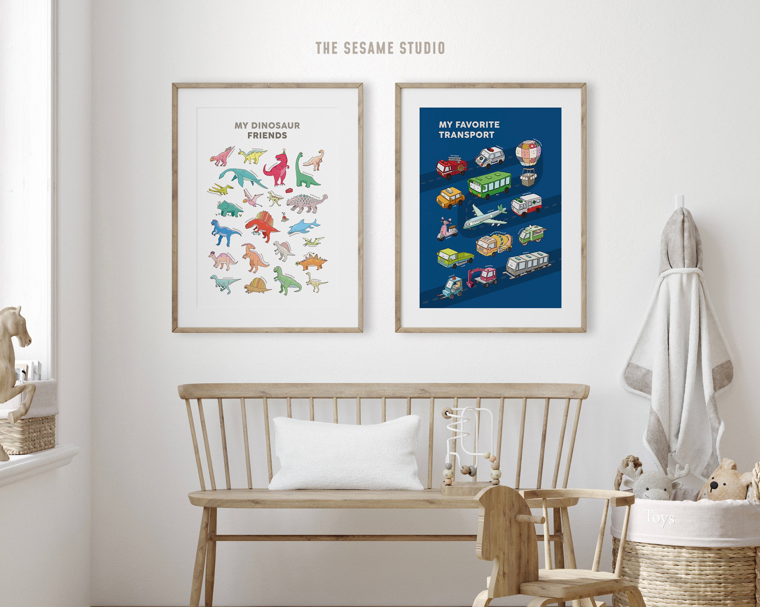 Printable Dinosaur Poster, Poster Educational, Dinosaur Wall Art