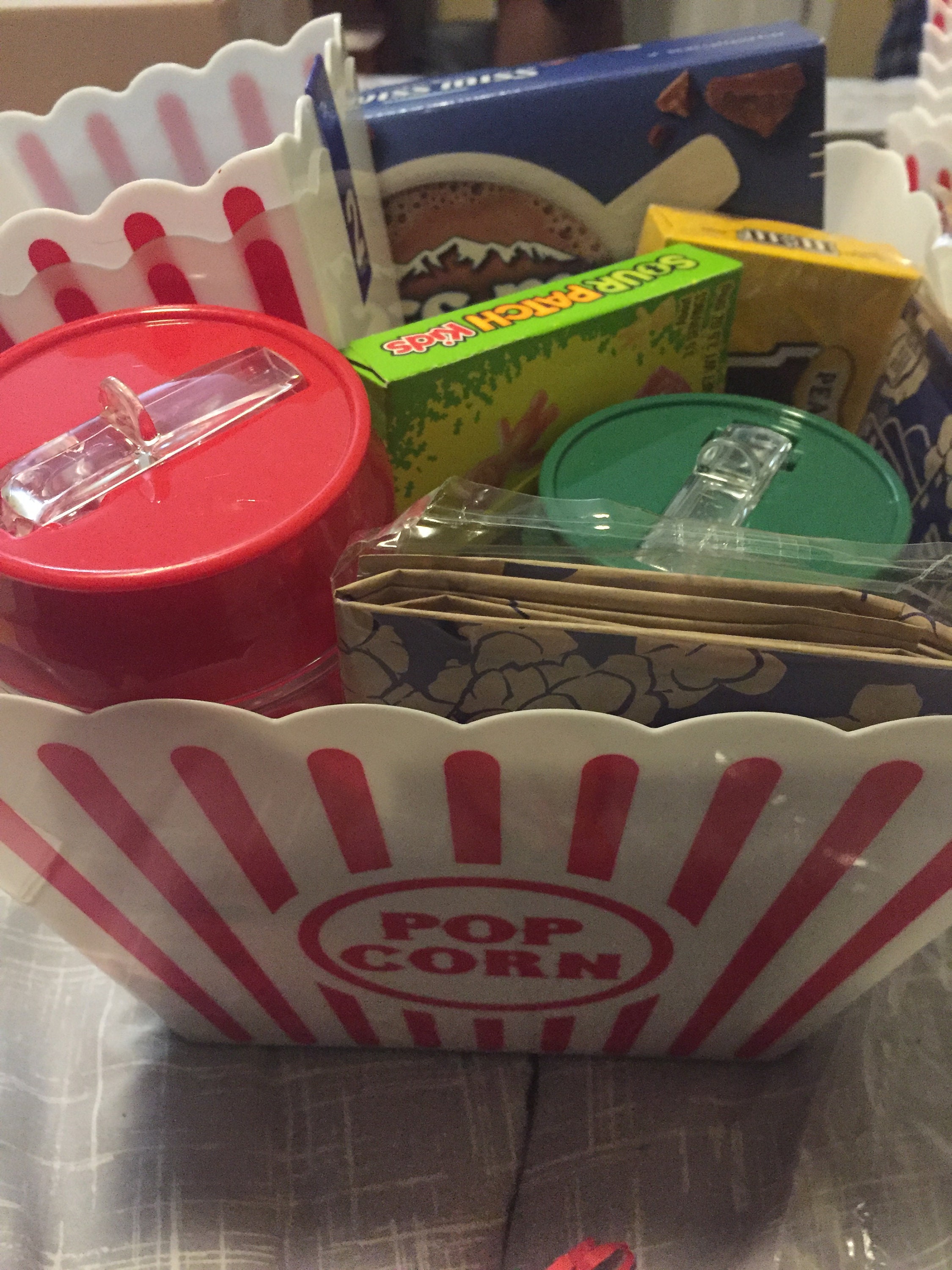 Movie Night Gift Set Popcorn Candy Set Etsy