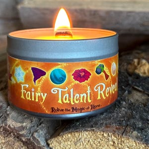 Fairy Talent Reveal Candle – Color Reveal Wood Wick Fantasy Candle