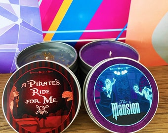 A PIRATE RIDE For Me & The Mansion 2-Pack Candle Bundle | DISNEY-Inspired, Disney Park Classics, Home Decor, Unique Gift Idea, Save 20%