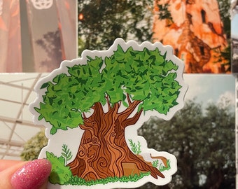 TREE OF LIFE Vinyl Sticker|dak| Disney Inspired| Laptop, Phone, Car, Water Bottle Decal| Vinyl|High Quality| Animal Kingdom| wdw icon