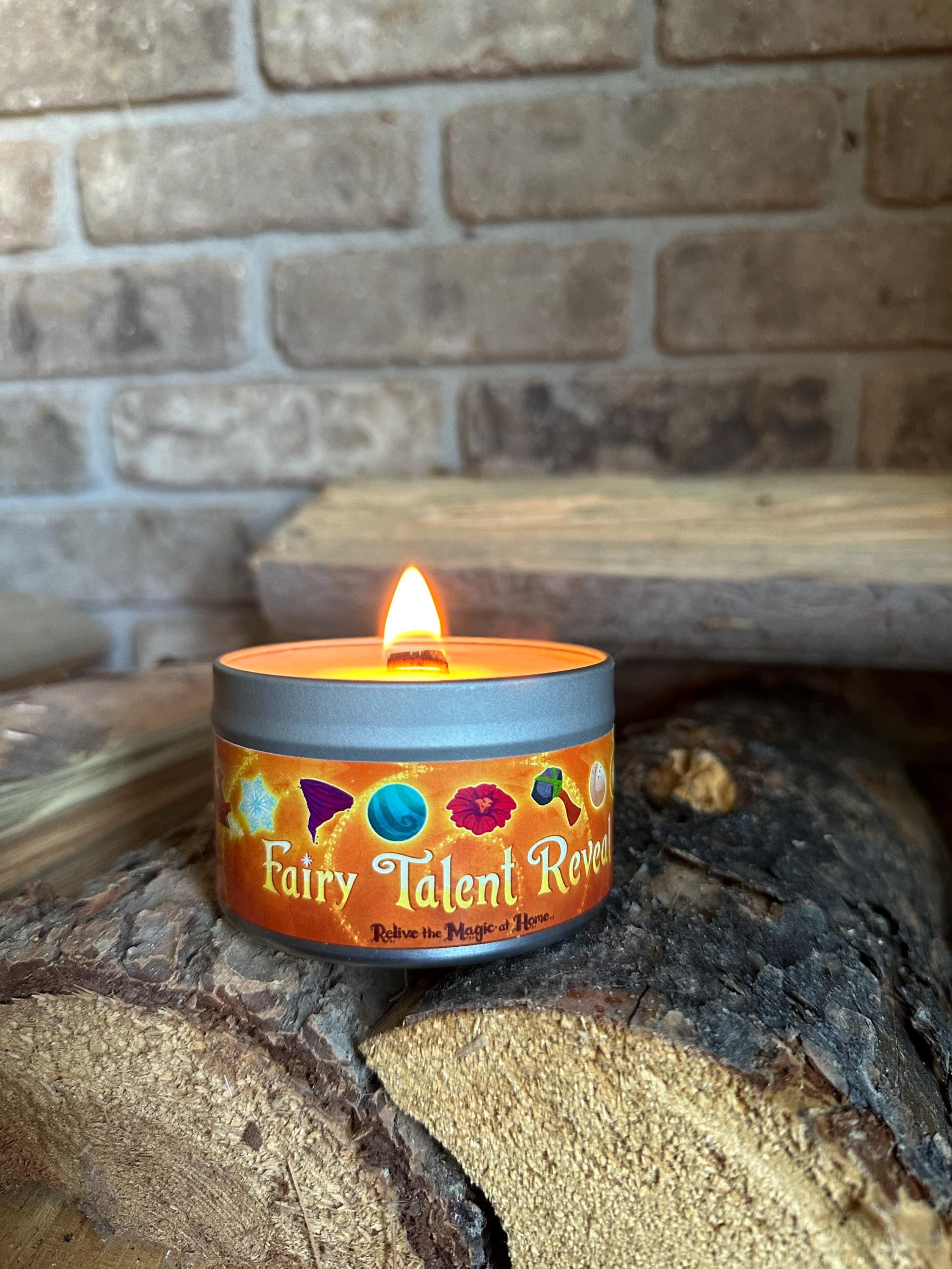 Fairy Talent Reveal Candle – Color Reveal Wood Wick Fantasy Candle