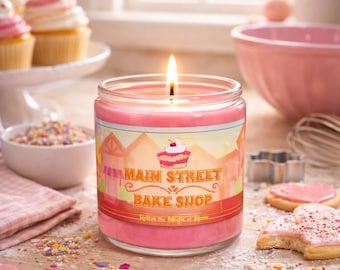 Main Street Bake Shop, Glazed Donut Candle, Sprinkles on Top, Bakery Scent, Magic Bake Shop, Main Street WDW, Magic Home Fragrance