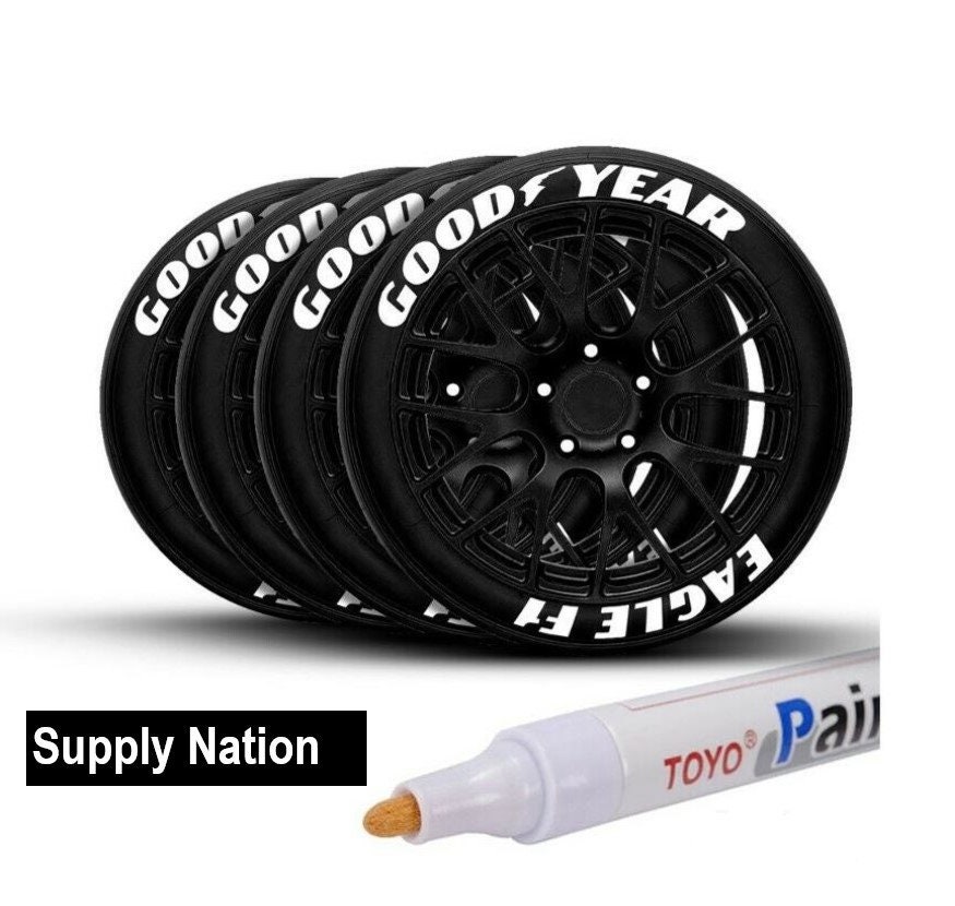 Tire Paint Pen for Car Tire Letters - Tire Marker Red Paint Pens for Car  Tire Lettering - Permanent Red Letter for Tire, Non-Fading Tire Pen