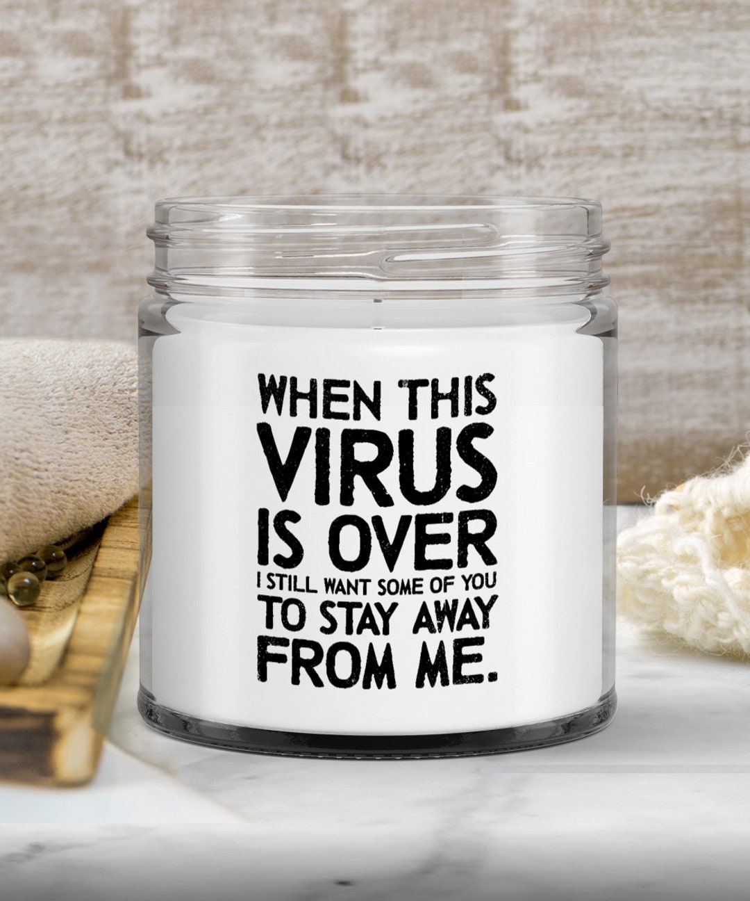 Funny Virus Candle When This Virus is Over I Still Want Some Etsy