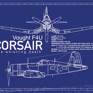Vought F4U Corsair Fighter Plane