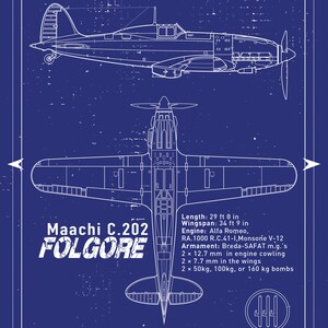 Maachi C. 202 Folgore - Italian WWII Fighter