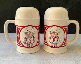 Campbell’s Soup Kids Large Handled Salt and Pepper Shakers
