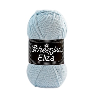 Scheepjes Eliza DK Weight Blue Yarn 100g - 231 Baby Blue