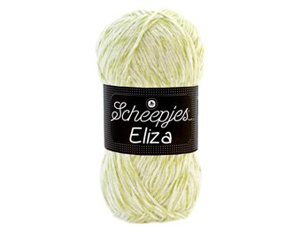 Scheepjes Eliza DK Weight Green/Yellow Yarn 100g - 201 Bouncy Ball