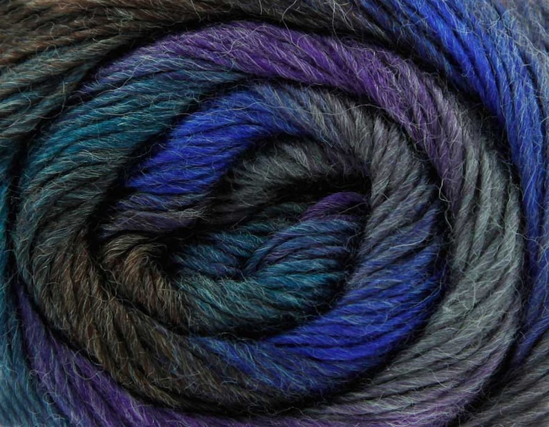 400 Dude King Cole Riot DK Colour Changing Wool Blend Sock Yarn 100g