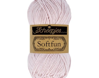 Scheepjes Softfun DK Cotton Mix Easy Care Purple Yarn 50g - 2658 Lavender