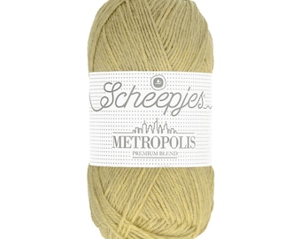 Scheepjes Metropolis Merino Blend Yellow Sock Yarn 50g - Delhi 039