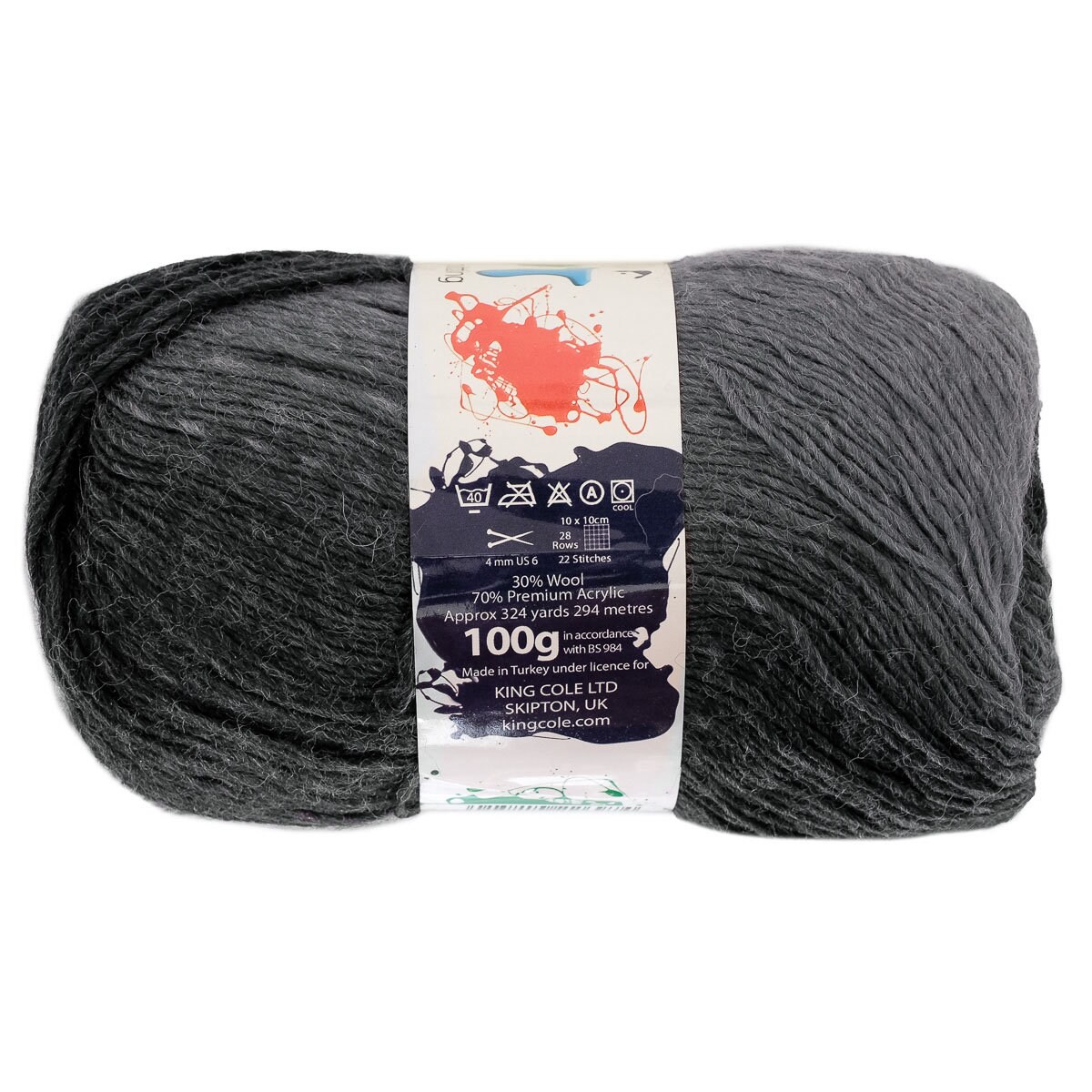 Lanas Para Tejer Lana King Cole Riot DK - 30% Lana 70% Acrílico - Ovillo 100g - 294m Lana Riot DK