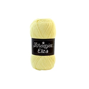Scheepjes Eliza DK Gewicht Gelb Garn 100g - 210 Zitronenscheibe