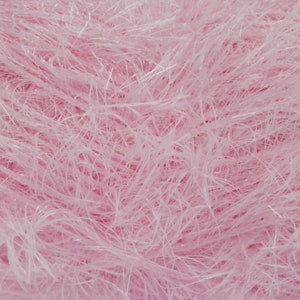 King Cole Tinsel Chunky Pink Sparkly Festive Glitter Yarn 50g - 1993 Pale Pink