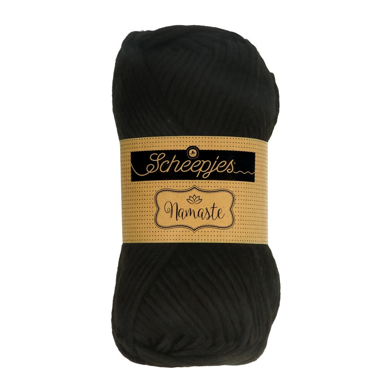 Scheepjes Namaste Black Soft and Chunky Yarn 602 Eagle