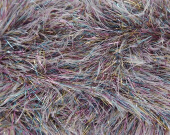 King Cole Tinsel Chunky White Rainbow Sparkly Festive Glitter Yarn 50g - 1781 Argent