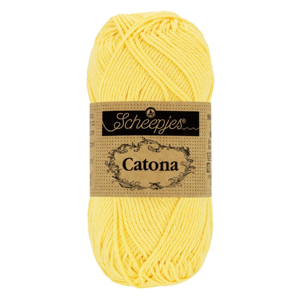 Caron Cotton Funnel Cakes Primrose Knitting & Crochet Yarn