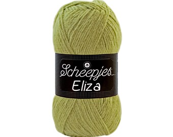 Scheepjes Eliza DK Weight Green Yarn 100g - 211 Lime Slice