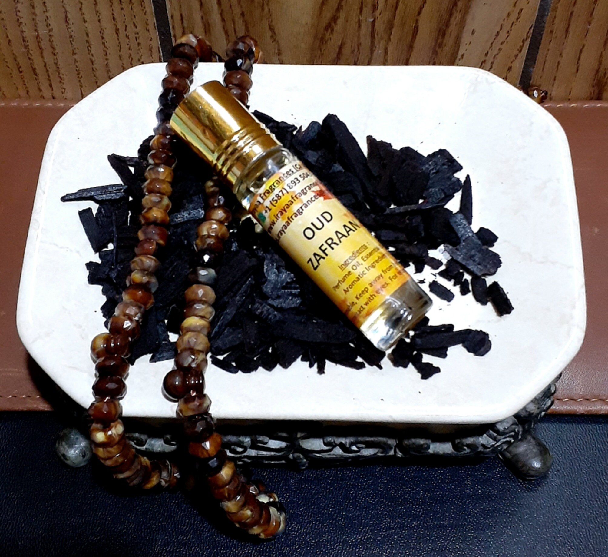 Oud Zafraan: Premium Quality Oud Attar with Saffron Blend | Irayaa Fragrances