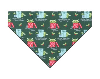 Pet Bandana - Grogu Christmas