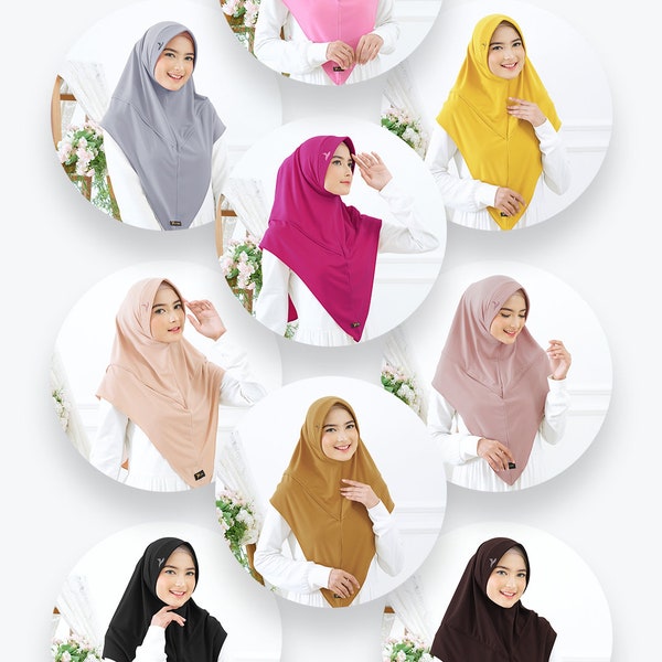 Bergo Filda By Yessana , Jersey Hijab , Hijab Instan High Quality , Hijab For Daily