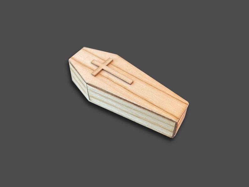 1/35 QTY 2 Wooden Coffins Laser Cut Kit Caskets Diorama Etsy