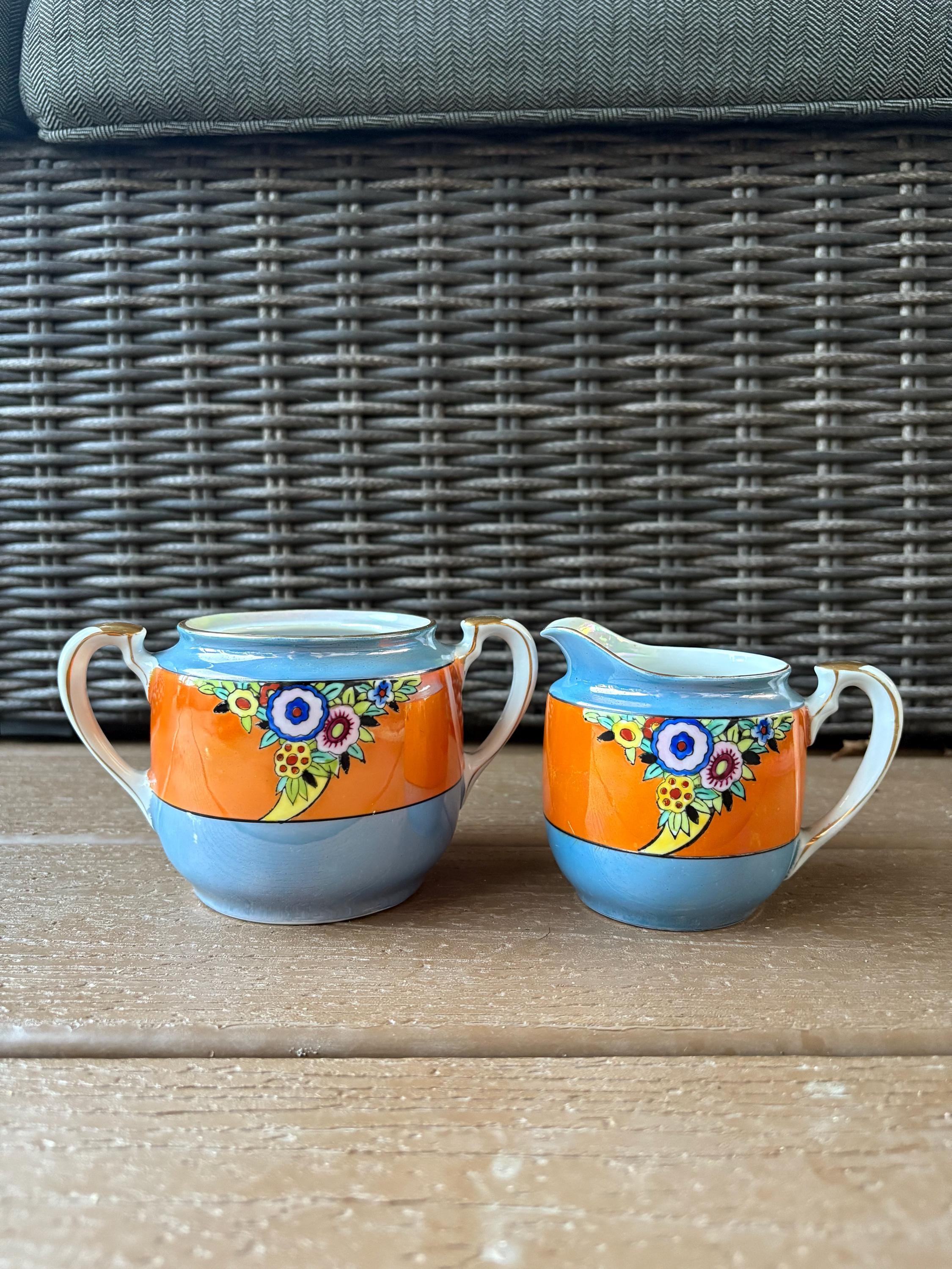 Blue Luster Tea Set - Etsy