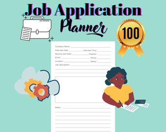 Job Search Printable | Etsy