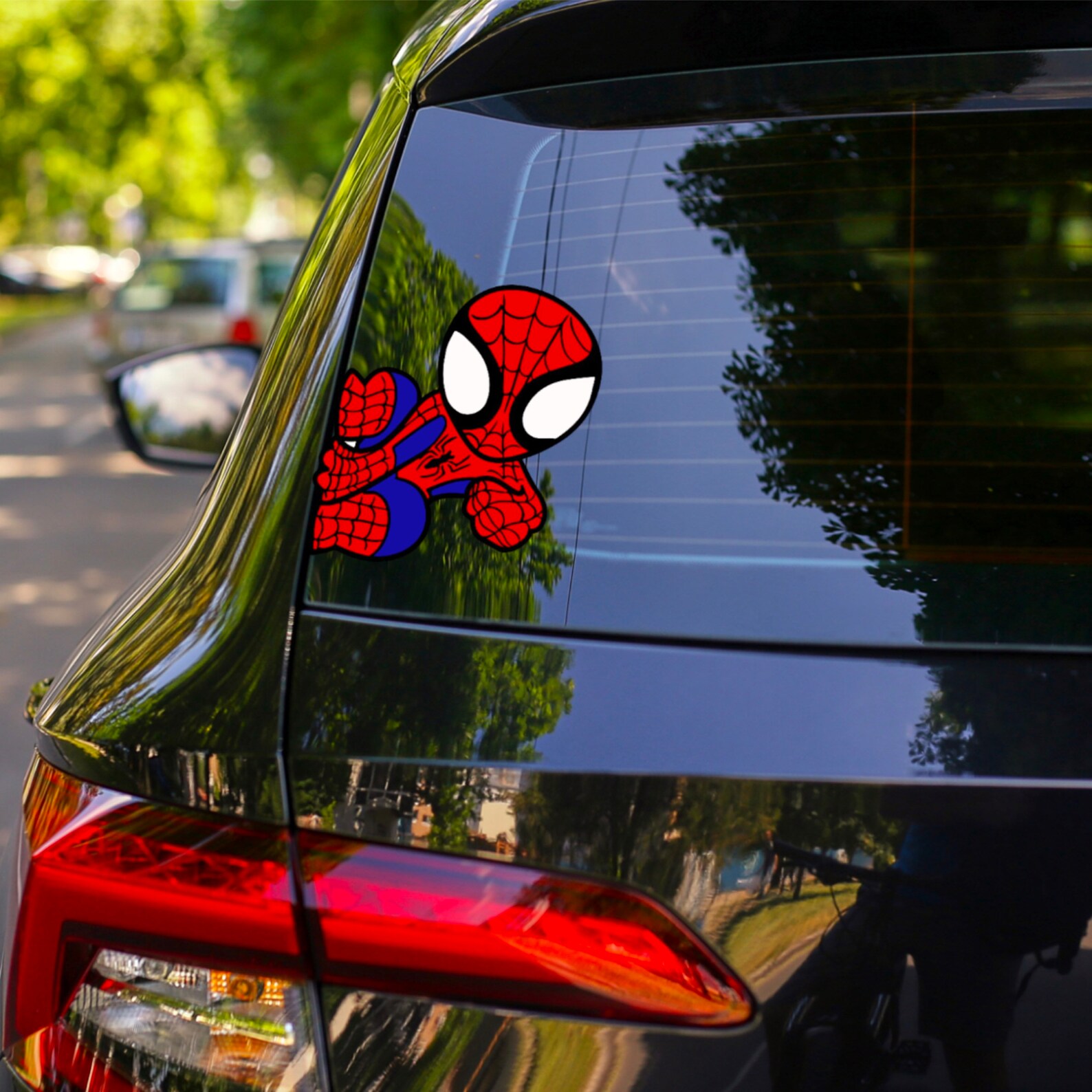 SpiderMan car decal iPhone android laptop decal sticker Etsy